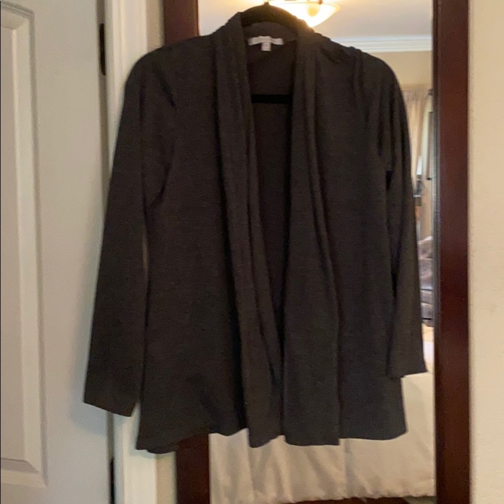 Dark grey very light sweater/cardigan